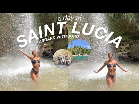 ABOARD WITH JORD: a day in st lucia with my ice cast *main attractions you MUST see!*