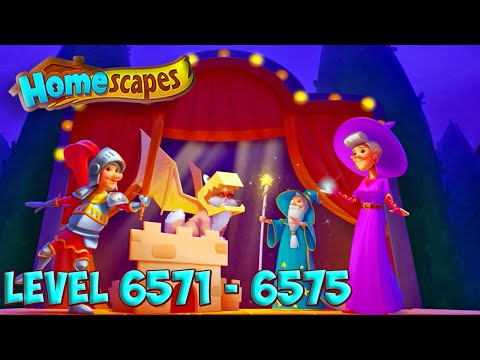 Homescapes level 6571 - 6575 🏡 Playrix HD 👋😘✌️