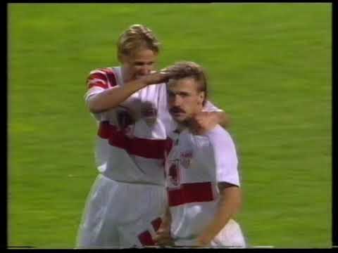 16/09/1992 Champions League Round 1 1st leg STUTTGART v LEEDS UNITED