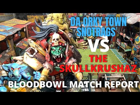 BLACK ORKS VS SNOTLINGS BLOODBOWL 2020 MATCH REPORT