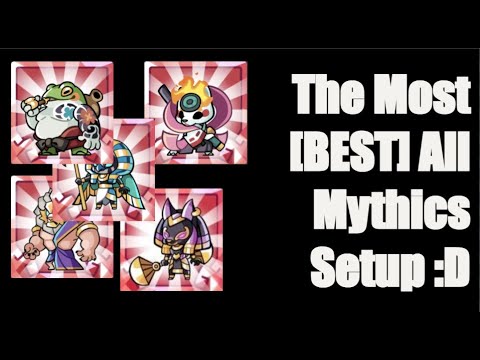 ALL MYTHICS SETUP For Nightmare Levels; Using Almost All Mythic Monsters Together - Summoner's Greed