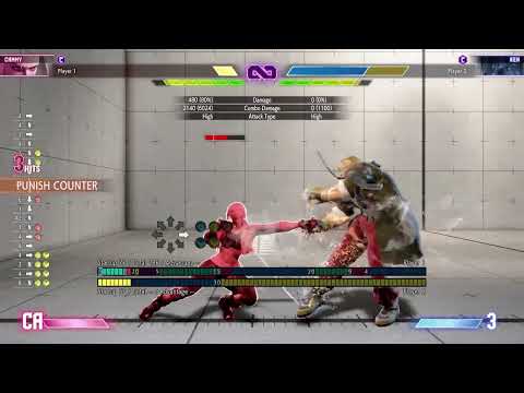 SF6 Cammy Mid Screen "MAX" damage combo