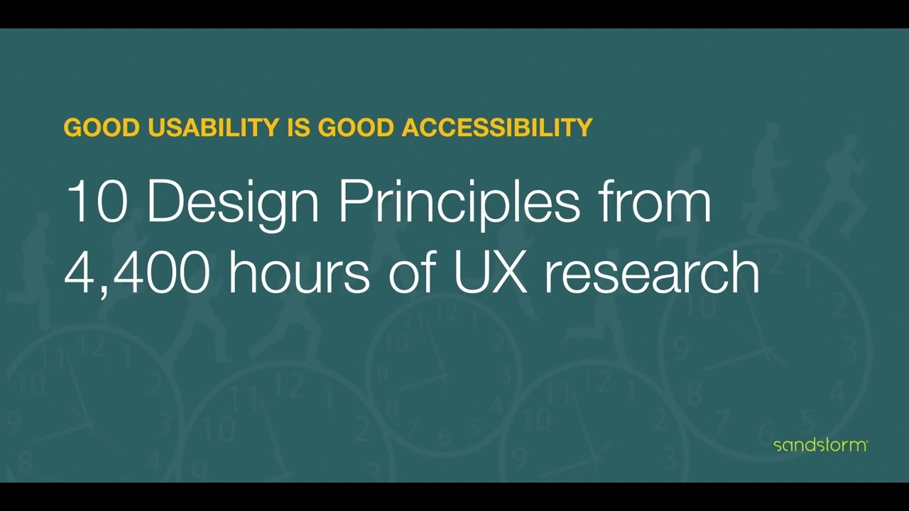 10 Design Principles for Better UX and Accessibility:  Pittsburgh 2023