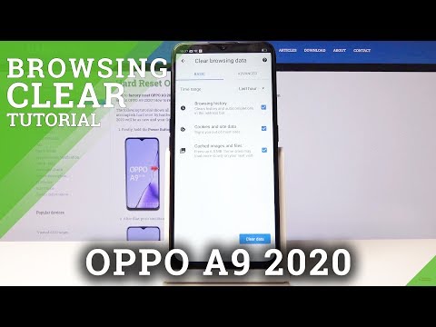 How to Clear Browsing Data in OPPO A9 2020 - Erase Browser Storage