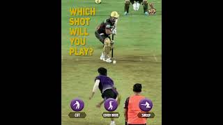 Which shot will you play ft. Nitish Rana | KKR | #shorts