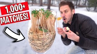 WE BOUGHT ALL THE MATCHES FROM WALMART!