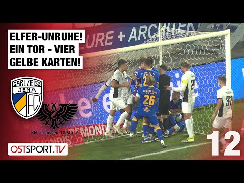 Penalty riot! One goal - four yellows! Jena vs. BFC Preussen | Regionalliga Nordost