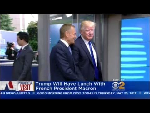 President Trump In Brussels For NATO Leadership Summit
