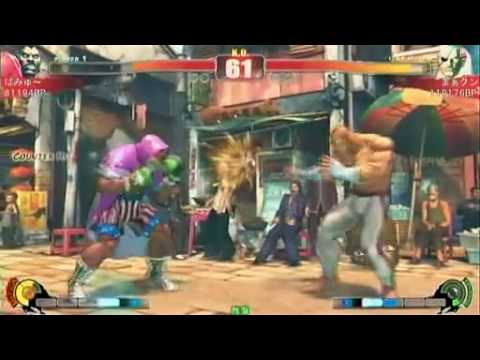 SF4:Cantona (Za),Inbe (Go),Pamyuu (Bi) vs Bomb (Go),Koro-san (Ry),Maakun (Sa) (Part 2) - NSB 10