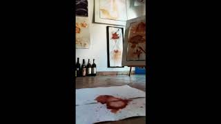 Wine on paper - the video