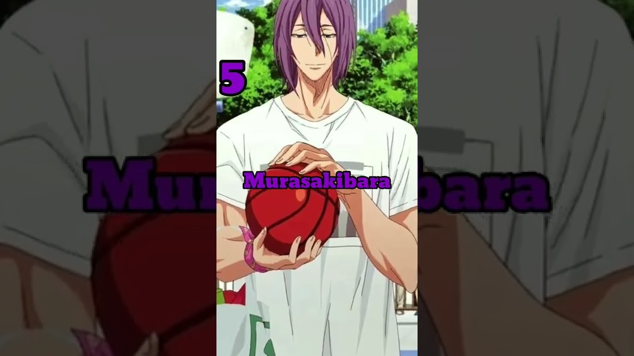 5 Best Players in the Kuroko's Basketball🏀 #kurokonobasket #anime #shorts #basketball #akashiseijuro
