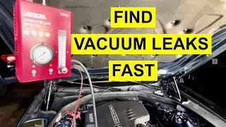 Find A Vacuum Or Air Leak With A Smoke Machine - Cheap DIY