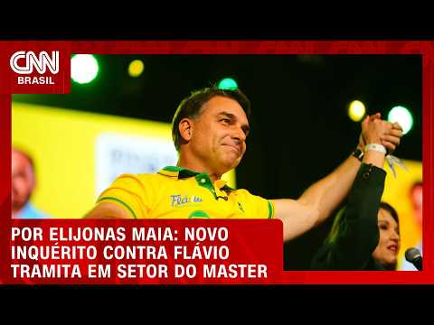 Novo inquérito contra Flávio Bolsonaro tramita em setor do Master | CNN NOVO DIA