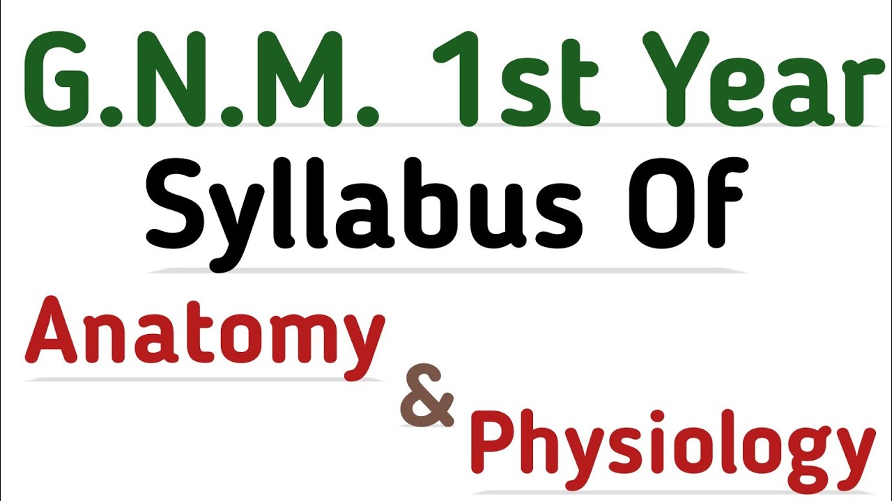 Watch video Gnm 1st year - Syllabus Of Anatomy And Physiology For Gnm 1st year Now Gnm 1st year - Syllabus Of Anatomy And Physiology For Gnm 1st year