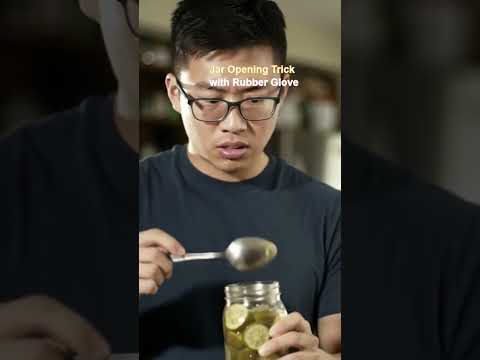 Jar Opening Trick with Rubber Glove