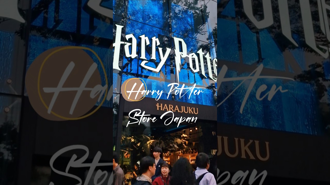 Harry Potter Store in Harajuku, Tokyo, Japan 🇯🇵✨🦉 #shorts #japan #tokyo #harrypotter