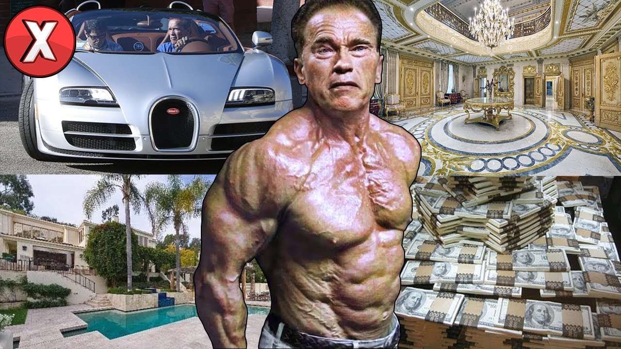 Esta é a vida do milionário Arnold Schwarzenegger (O Exterminador do Futuro)