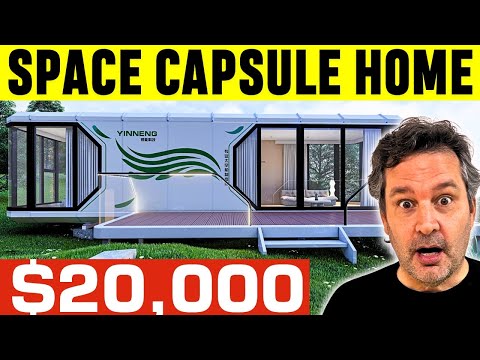 The Tiny Home For $20,000 | Chinese Space Capsule House