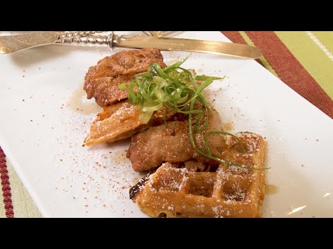 Lewis Butler Makes Japanese Fried Chicken & Sweet Potato Waffles