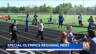 Athletes Compete In Special Olympics Regional Track Competition