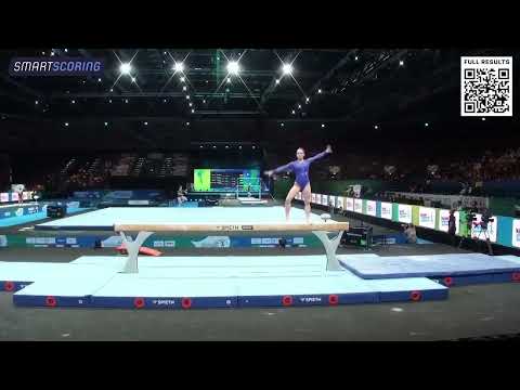 Ekaterina Podobed. 2025 European Championships. Qual/TF. BB