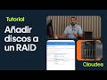 ¿Cómo ampliar el RAID añadiendo discos duros?