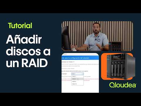 ¿Cómo ampliar el RAID añadiendo discos duros?
