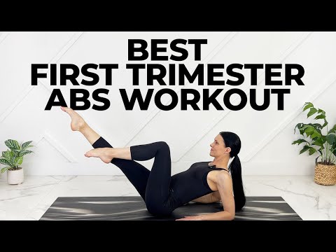 10-Min Safe Prenatal Abs & Core Workout (First Trimester)