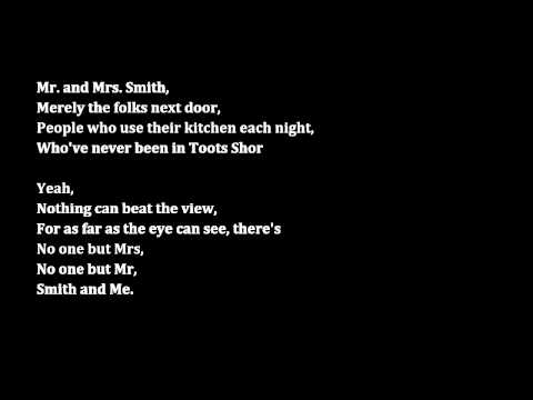 Mr. and Mrs. Smith (Smash) Male Part Only Karaoke