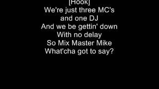 Beastie Boys - Three MC&#39;s &amp; one DJ  [LYRICS ON SCREEN]