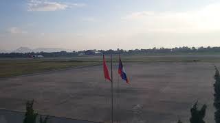 preview picture of video '[Laos] Pakse International Airport take off at Runaway'