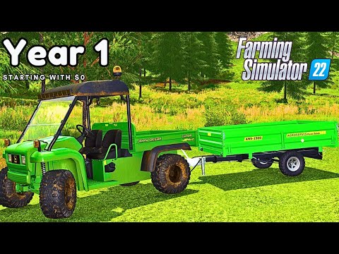 Starting With $0 In Farming Simulator 22 | Rags To Riches Challenge | Year 1