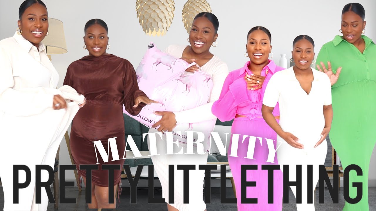 PRETTY LITTLE THING MATERNITY HAUL | TRY ON HAUL | MATERNITY WEAR SERIES