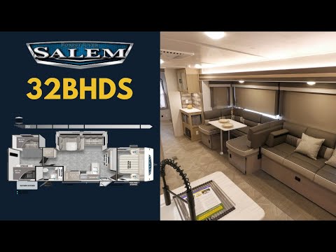 Thumbnail for Tour the all new 2023 Salem 32BHDS travel Trailer Video