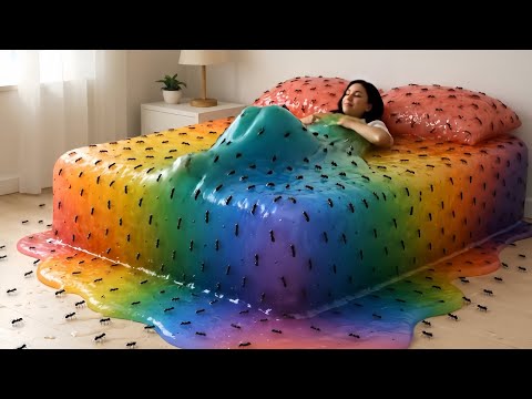 Which Crazy Bed Would You Choose? 🦋✨  (Oddly Satisfying AI ASMR)