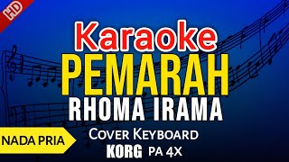 Download lagu Pemarah - Rhoma  irama Karaoke  Dangdut band Nada pria mp3