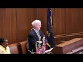 Sen Courtney Wears Tie Given By Jackie Winters