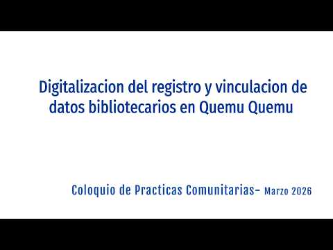 Bibiloteca de Quemu Quemu