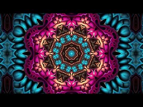 One Hour Slow Fractal Kaleidoscope for meditation, focus, calm, relaxation, and peace