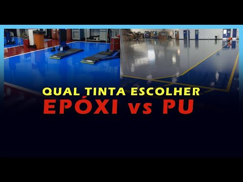 Qual tinta usar, Epóxi ou PU?