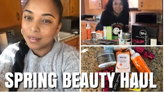 WHAT’S NEW IN FOR SPRING!! 🌸 ☀️ | Natural Hair Skincare Makeup