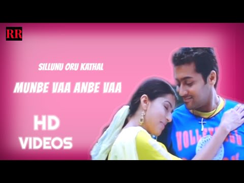 Munbe va video song|Sillunu Oru Kathal| Surya |Jyothika|Bhoomika