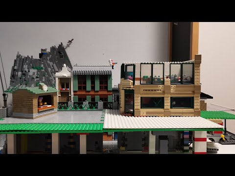 Das Cafe und das neue Gebäude | Lego Stadt Bau Teil 56