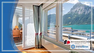 Traum Attika Wohnung in Flüelen mit fantastischem Ausblick auf See und Berge | Immobilienvideo