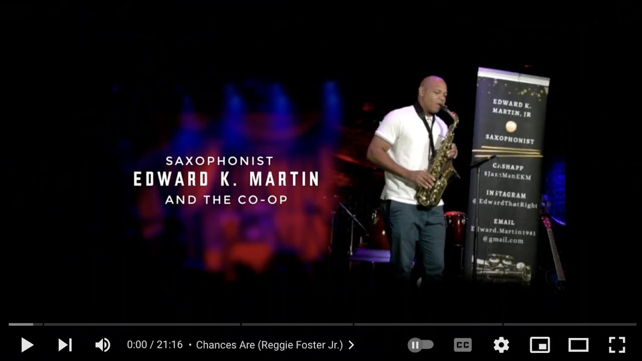 Promotional video thumbnail 1 for Edward K. Martin, Jr. Saxophone Player