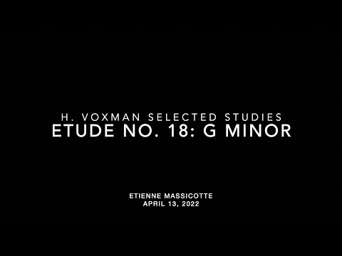 2023 OMEA All-State Trumpet Etude 1 - H. Voxman Pg. 18: G Minor