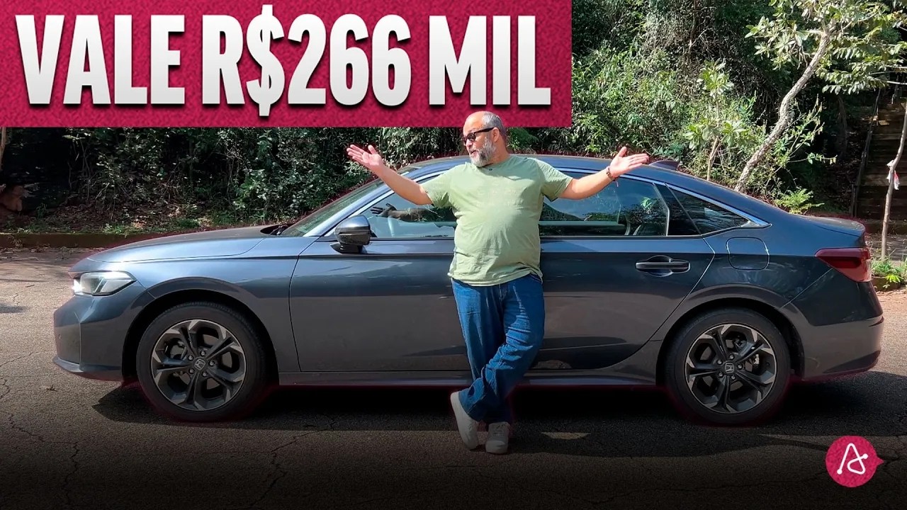 HONDA CIVIC ADVANCED HYBRID 2026: TEM ESPAÇO PARA UM SEDÃ ACIMA DE R$ 260 MIL?