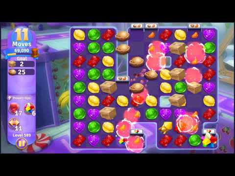 Wonka's World of Candy Level 589 - NO BOOSTERS + FULL STORY 🍫 | SKILLGAMING ✔️