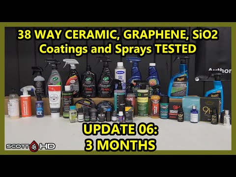 38 WAY CERAMIC COATINGS  Longevity Test - $9 to $1500 coatings & sealants - UPDATE 06 - 3 MONTHS