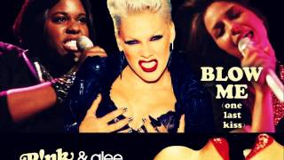 Blow Me (One Last Kiss) - P!nk &amp; Glee (Marley &amp; Unique)